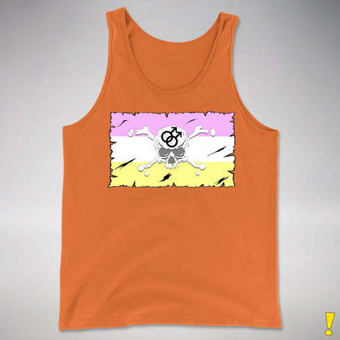Twink Pride Pirate Flag Premium Tank Top - Orange